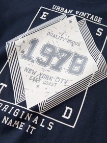 NAME IT T-shirt Vilogo Navy Blazer